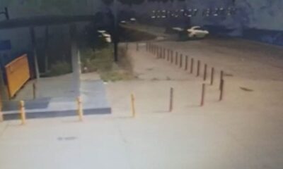 Bartın’da feci kaza güvenlik kameralarına yansıdı