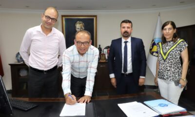 Başkan Akın imzayı bu kez Turkap A.Ş. çalışanları için attı