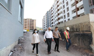 Başkan Aygün, devam eden projeleri inceledi