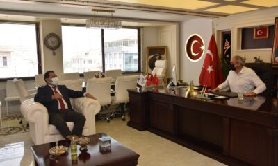 Başkan Bakkalcıoğlu Metro İstanbul Genel Müdürü Özgür Soy ’u ağırladı