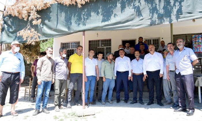 Başkan Gürkan, Elmalı Mahallesi’ni ziyaret etti