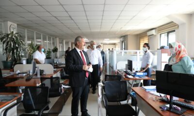 Başkan Palancıoğlu, ilk mesai gününde personel ile bayramlaştı