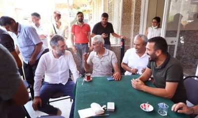 Başkan Sandal, Onur Mahallesi’nde esnafı ziyaret etti