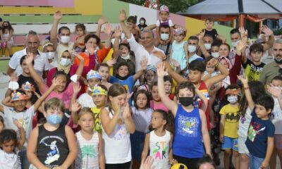 Başkan Uysal, Teneffüs Park’ta çocukları ağırladı