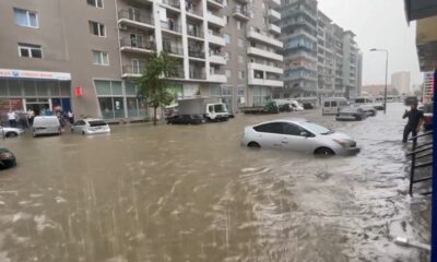 Batum’da şiddetli yağış sele neden oldu