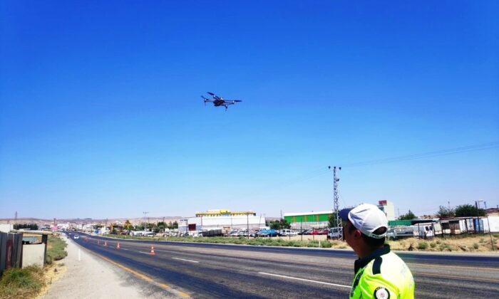 Bayram’da kazaları en aza indirmek için dronlu denetim yapılıyor