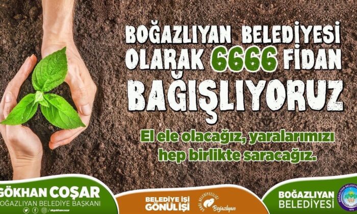 Belediyeden fidan bağışı