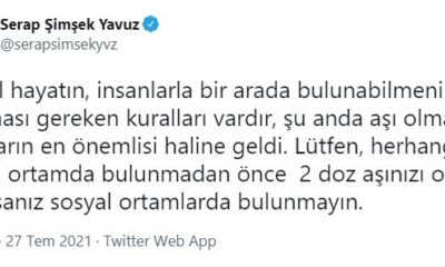 Bilim Kurulu üyesinden, “Sosyal ortamda bulunmadan önce 2 doz aşınızı olun” çağrısı