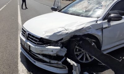 Bingöl’de iki otomobil çarpıştı: 1 yaralı