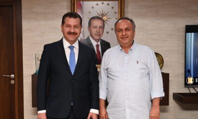 Birlik Başkanı Bozbey, Yılmaz’ı ziyaret etti