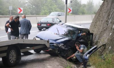 Bolu Dağı’nda otomobil şarampole uçtu: 2 yaralı