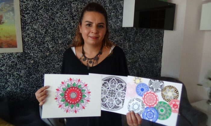 Boyamayla başladı, mandala sanatçısı oldu