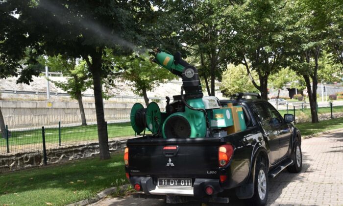 Bozüyük Belediyesi’nden haşere ile mücadele çalışmaları