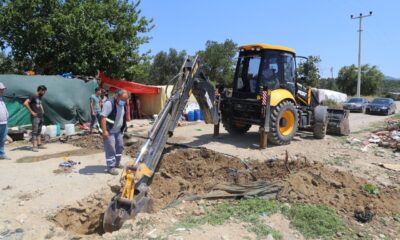 Burhaniye Belediyesi Düdüklü kaçağına el attı