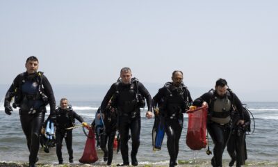Bursagaz çevre takımı, müsilaj ve çöp temizliği yaptı