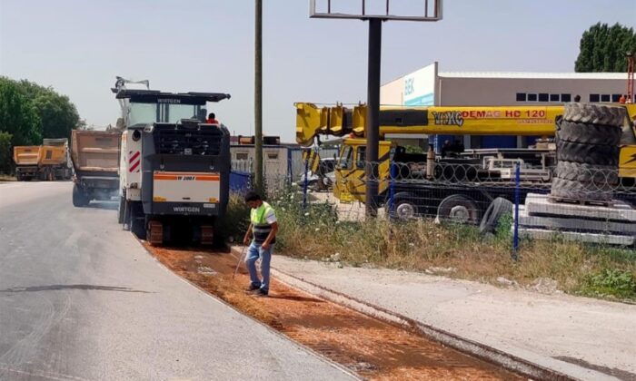 Büyükşehir’den 30 bin ton sıcak asfalt