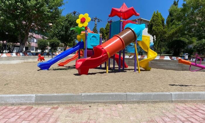 Çan’da parklar yenilendi
