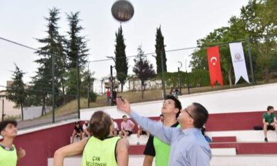 Çan’da Streetball Turnuvası başladı