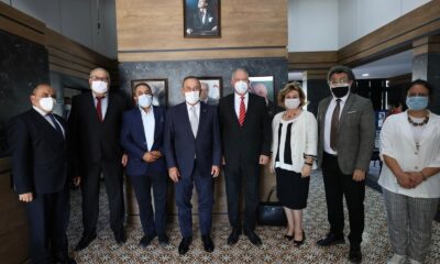 Çavuşoğlu, KKTC’de YÖDAK’ı ziyaret etti