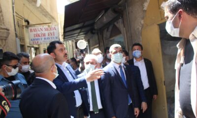 Çevre Şehircilik Bakanı Murat Kurum, Mardin’de esnafı ziyaret etti