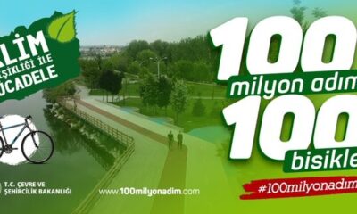 Çevre ve Şehircilik Bakanlığından “100 Milyon Adım 100 Bisiklet” projesi