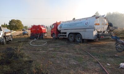 Çiftçinin bir yıllık emeği küle döndü