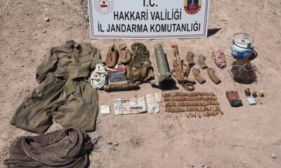 Cilo Buzul Dağları’nda çok sayıda mühimmat ele geçirildi