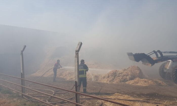 Çine ve Efeler’deki yangınlara büyükşehir itfaiyesi müdahale etti
