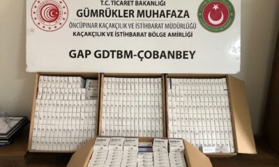 Çobanbey Gümrük Kapısında kırmızı reçeteli ilaç yakalandı