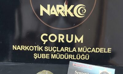 Çorum’da uyuşturucu operasyonu