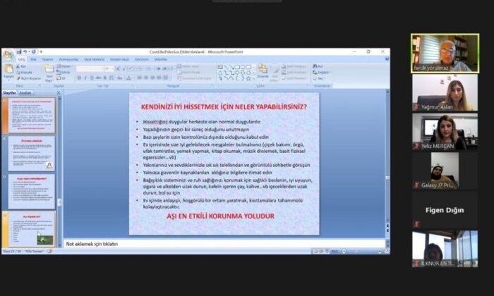 “Covid-19 Pandemisi ve Toplumda Biyo-Psiko-Sosyal Etkileri” konferansı