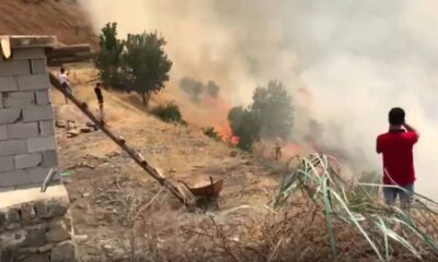 Çukurca’da korkutan yangın