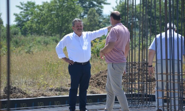 Cumayeri’nde Millet Bahçesi’nde çalışmalar sürüyor