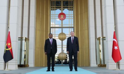 Cumhurbaşkanı Erdoğan, Angola Cumhurbaşkanı Laurenço’yu resmi törenle karşıladı