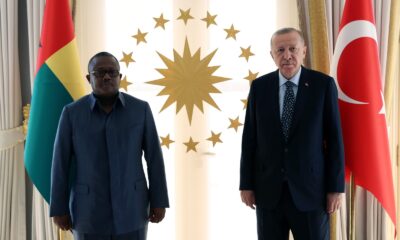 Cumhurbaşkanı Erdoğan, Gine Bissau Cumhurbaşkanı Cissoko Embalo’yu kabul etti
