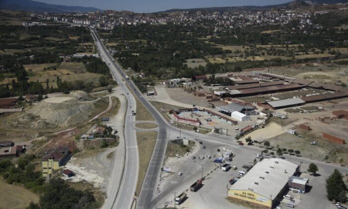 D-100 Karayolu Kastamonu-Çorum kesimi havadan denetlendi