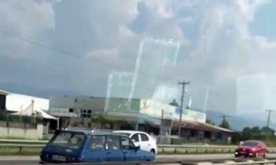 D-100 Karayolunda ters şeritte giden otomobil tehlike saçtı