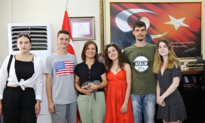 “Delete Dijital Bullying” gençleri Başkan Köse’yi ziyaret etti