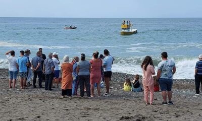 Denizde kaybolan genci arama çalışmaları sürüyor