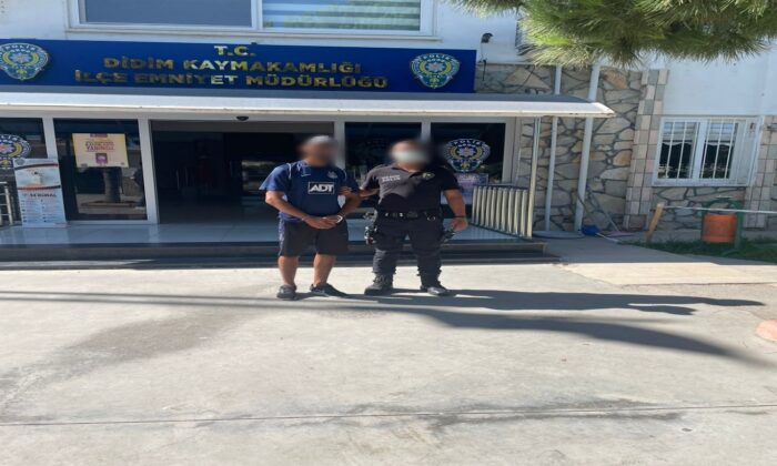 Didim’de çalıntı motorla gasp yapan şüpheli tutuklandı