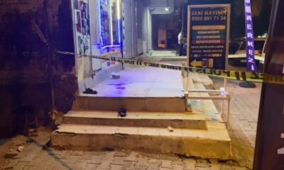 Diyarbakır’da iş yerinin önünde oturan kişiye silahlı saldırı