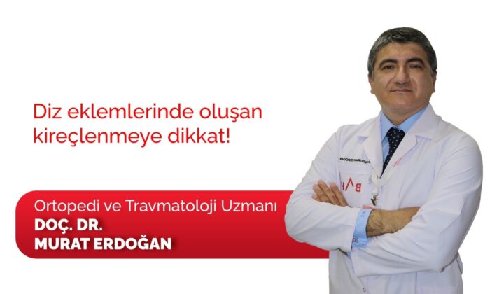 Diz eklemlerinde oluşan kireçlenmeye dikkat