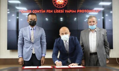 Doğubayazıt Ömer Çoktin Fen Lisesi yapım işi protokolü imzalandı