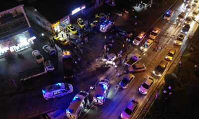 Düzce’de zincirleme trafik kazası: 6’sı çocuk 15 yaralı