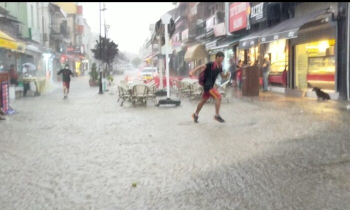 Edirne’de şiddetli yağış