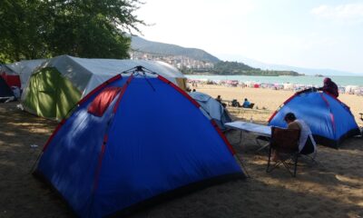 Eğirdir Gölü çadır kampının merkezi oldu