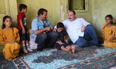 Ekinci bayramı vatandaşlarla geçirdi