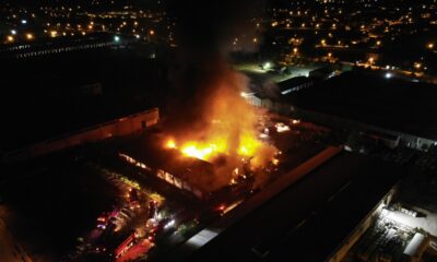 Elazığ OSB’de yangın, çok sayıda ekip müdahale ediyor