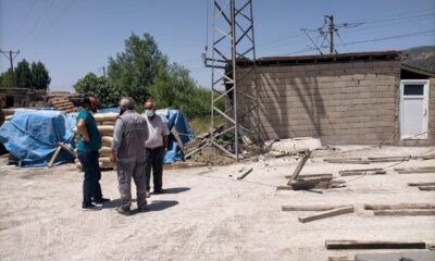 Elektrik akımına kapılan işçisi ağır yaralandı