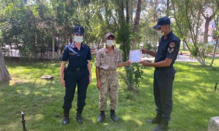 Engelli gencin askerlik sevinci